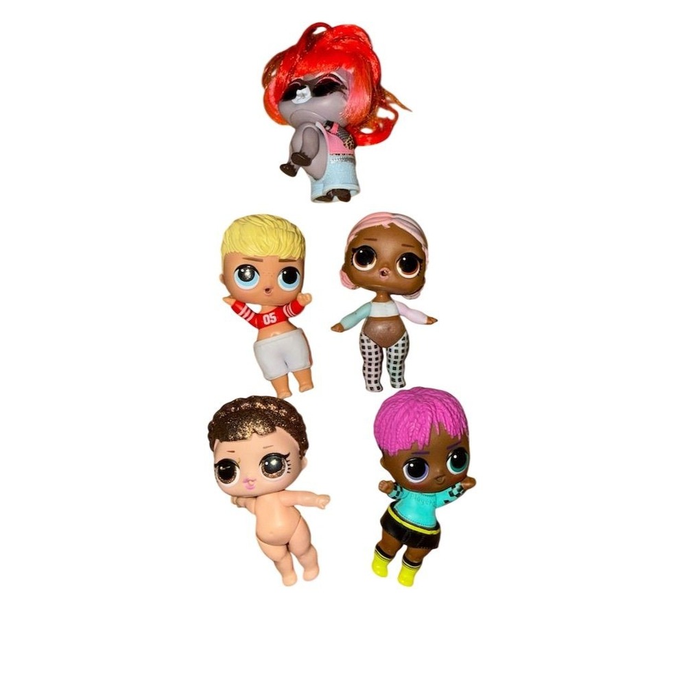 LOL Surprise Remix Pets & Dolls Bundle Set of 5 Figures Multicolor punk bandit